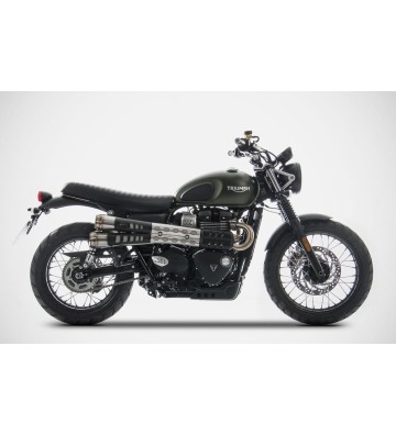 ZARD Ponteiras de Escape CONICAL para Triumph Street Scrambler 900 21-23