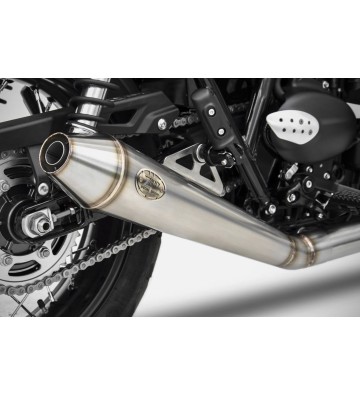 ZARD CONICAL Low Full Exhaust System for Triumph Street Scrambler 900 21-23