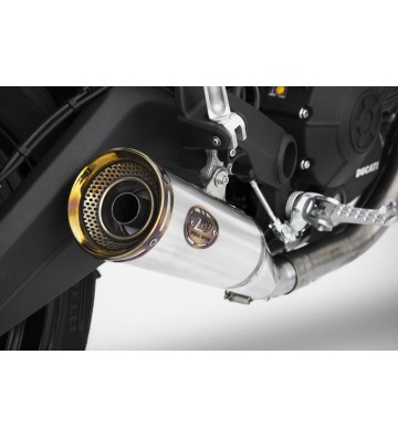 ZARD Ponteira de Escape ZUMA para DUCATI Monster 797 17-19