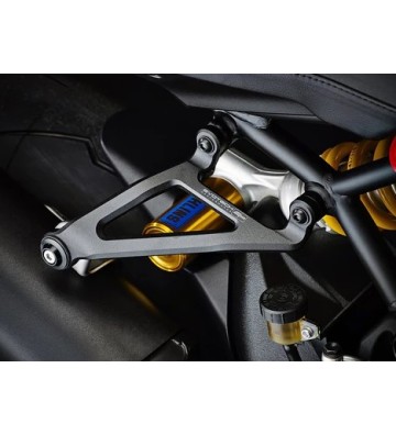 EVOTECH PERFORMANCE Suporte de Escape e Tampas de Sub-Quadro para DUCATI MONSTER 1200 R 16-19