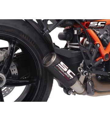 SC PROJECT CR-T Ponteira de escape para 1390 SUPER DUKE R 24-