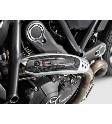 AKRAPOVIC Proteção Térmica de Escape em Carbono para Ducati Scrambler 1100 18-21