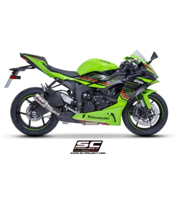 SC PROJECT CR-T Slip-on for Kawasaki Ninja ZX-6R 24-