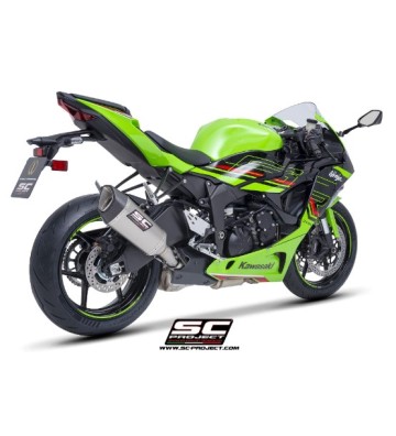 SC PROJECT Ponteira de Escape SC1-R para Kawasaki Ninja ZX-6R 24-