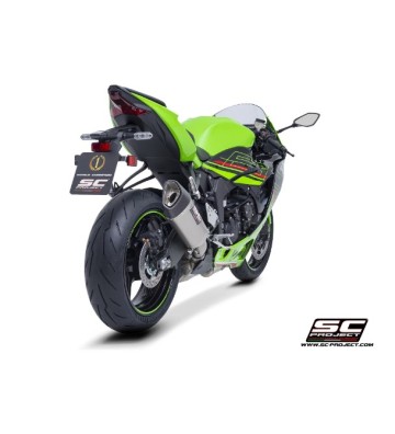 SC PROJECT Ponteira de Escape SC1-R para Kawasaki Ninja ZX-6R 24-