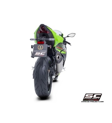 SC PROJECT Ponteira de Escape SC1-R para Kawasaki Ninja ZX-6R 24-