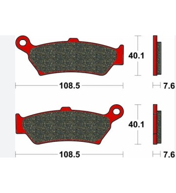 BREMBO Kit de Pastilhas Traseira