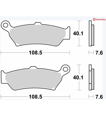 BREMBO Kit de Pastilhas Traseira