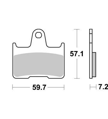 BREMBO Rear Braking Pads