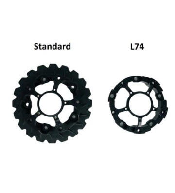 BREMBO CNC P4 Pinça traseira com suporte inferior L74 para YZF-R1 15-