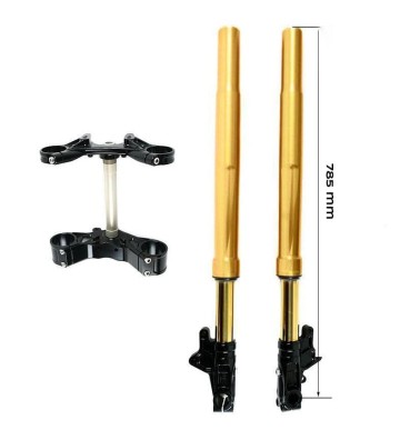 OHLINS USD Front Fork Kit Standard + Unit Garage Triple Clamp for BMW R NineT 20-