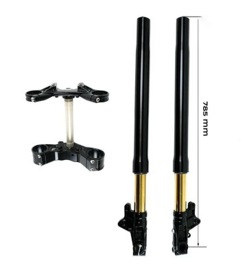 OHLINS USD Front Fork Kit Standard + Unit Garage Triple Clamp for BMW R NineT 20-