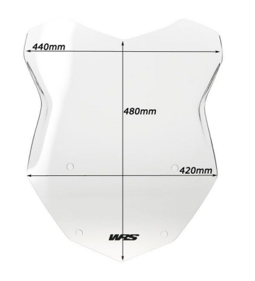 WRS Windscreen "Intermedio" for BMW R 1200 GS / ADVENTURE 2013-18