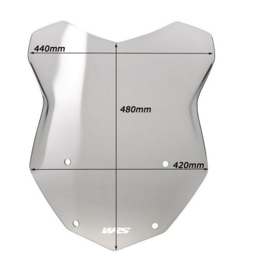 WRS Windscreen "Intermedio" for BMW R 1200 GS / ADVENTURE 2013-18