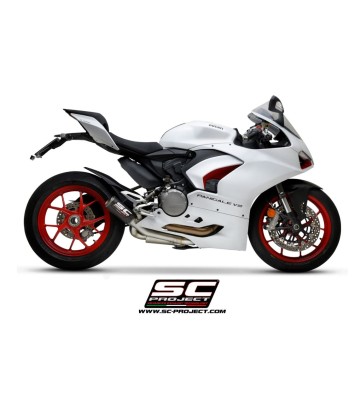 SC PROJECT 2-1 Half-System with CR-T M2 Slip-on for DUCATI Panigale V2 20-24