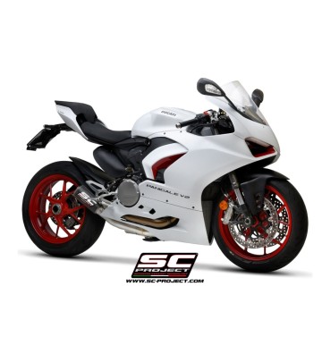 SC PROJECT 2-1 Half-System with CR-T M2 Slip-on for DUCATI Panigale V2 20-24