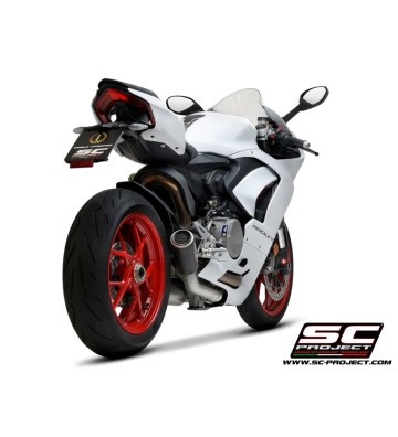 SC PROJECT 2-1 Half-System with CR-T M2 Slip-on for DUCATI Panigale V2 20-24