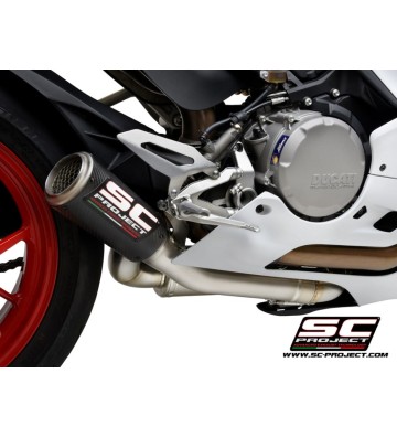 SC PROJECT 2-1 Half-System with CR-T M2 Slip-on for DUCATI Panigale V2 20-24