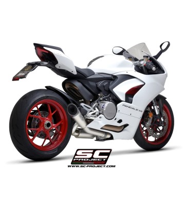 SC PROJECT Meio Sistema de Escape com Ponteira S1 para DUCATI Panigale V2 20-24