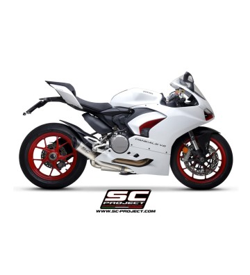 SC PROJECT Meio Sistema de Escape com Ponteira S1 para DUCATI Panigale V2 20-24