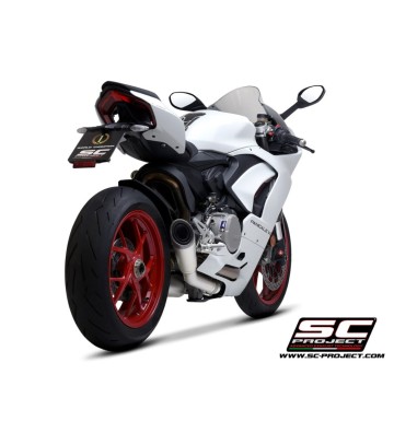 SC PROJECT Meio Sistema de Escape com Ponteira S1 para DUCATI Panigale V2 20-24