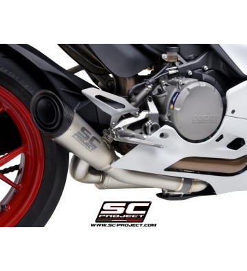 SC PROJECT Meio Sistema de Escape com Ponteira S1 para DUCATI Panigale V2 20-24