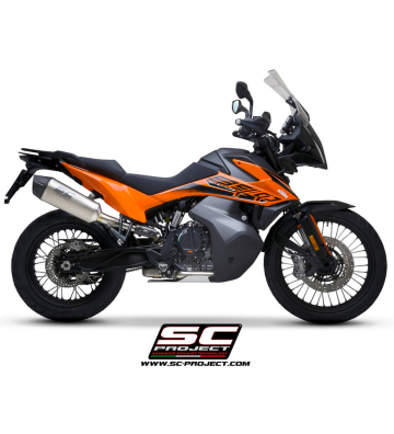 SC PROJECT X-Plorer II Ponteira de escape para KTM 890 ADVENTURE / 890 ADVENTURE A2 2021-2024