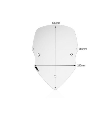 WRS INTERMEDIO Windscreen for MULTISTRADA V2 22-