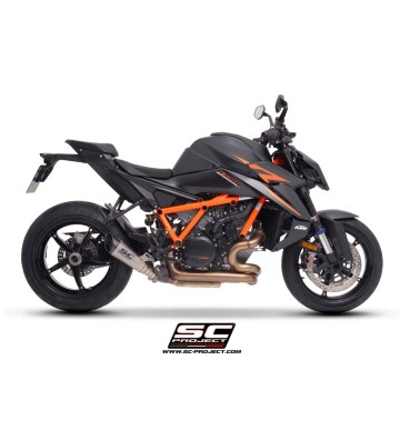 SC PROJECT Ponteira de Escape S1 para KTM 1390 SUPER DUKE R 24-