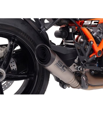 SC PROJECT Ponteira de Escape S1 para KTM 1390 SUPER DUKE R 24-