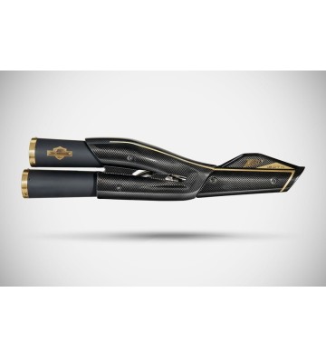 ZARD Ponteira de Escape 120TH para HARLEY DAVIDSON SPORTSTER S 21-24
