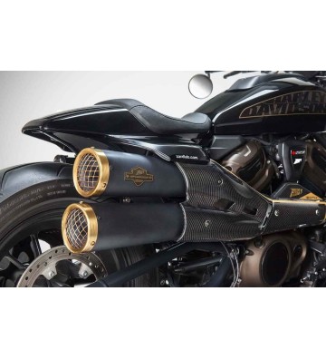 ZARD Ponteira de Escape 120TH para HARLEY DAVIDSON SPORTSTER S 21-24