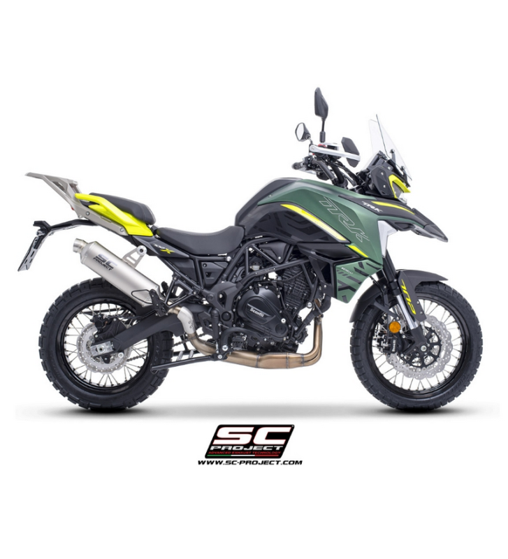 SC PROJECT Rally-S Ponteira de escape para Benelli TRK 702 702 X 2023 - 2025 SC PROJECT Rally-S Ponteira de escape para Benelli TRK 702 702 X 2023 - 2025