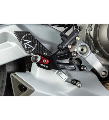 LIGHTECH Rear Sets Kit R VERSION for APRILIA RS 660 20-25 / TUONO 660 20-25