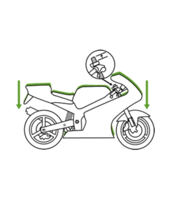 METISSE Lowering Kit (-50mm) for TRIUMPH Tiger 660 2022-2025