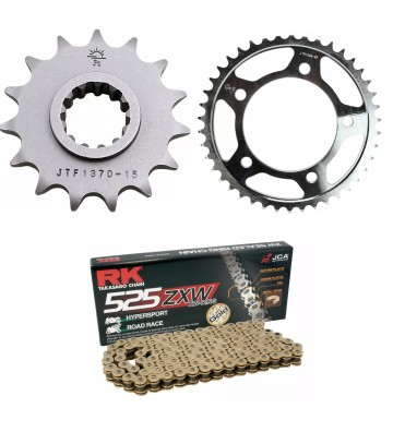 Kit de Transmissão JT + Corrente RK para HONDA CBR650 R 19-23