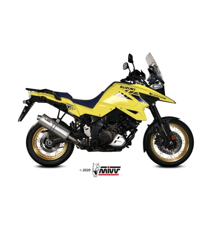MIVV OVAL Silencer for Suzuki V-STROM 1050 20- MIVV OVAL Silencer for Suzuki V-STROM 1050 20-