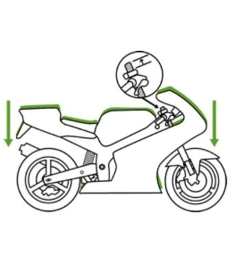 METISSE Kit de Rebaixamento (-40mm) para DUCATI Monster 796 10-14