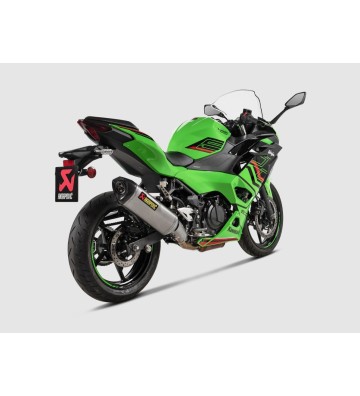 AKRAPOVIC Ponteira de Escape em Titânio para KAWASAKI Ninja 500 2024- / Z500 2024-