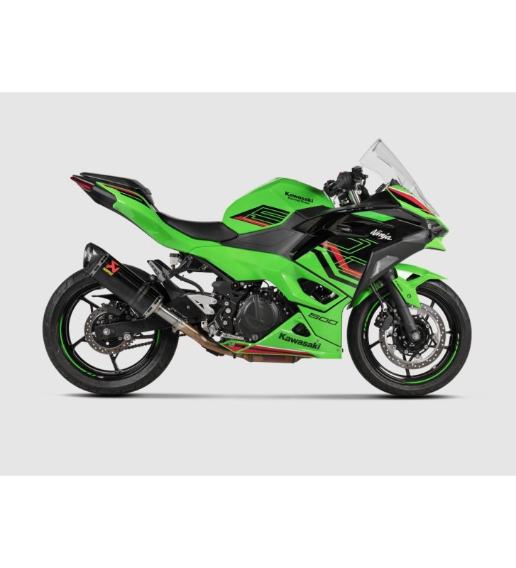 AKRAPOVIC Carbon Slip-on for KAWASAKI Ninja 500 24- / Z500 24- AKRAPOVIC Carbon Slip-on for KAWASAKI Ninja 500 24- / Z500 24-