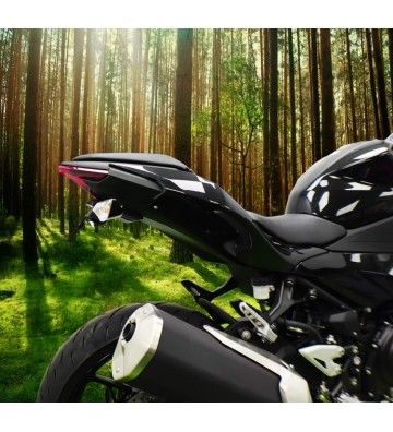 EVOTECH PERFORMANCE Suporte de Matrícula para KAWASAKI Ninja 500 24- / Z500 24-