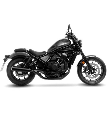 LEOVINCE Ponteira de Escape CLASSIC RACER BLACK EDITION para HONDA CMX 1100 REBEL 21-24