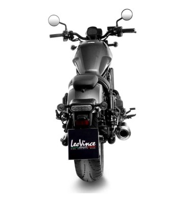 LEOVINCE CLASSIC RACER BLACK EDITION Slip-on for HONDA CMX 1100 REBEL 21-24