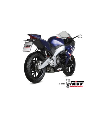 MIVV Escape Completo com Ponteira DELTA RACE para APRILIA RS 125 21-24