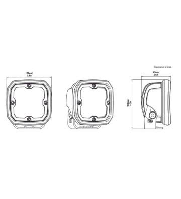 DENALI Pod de luz LED D4 com tecnologia DataDim™