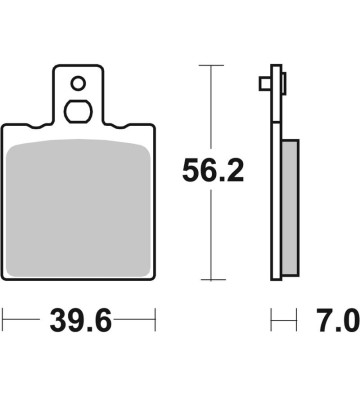 BREMBO Rear Brake Pad Kit for P32F
