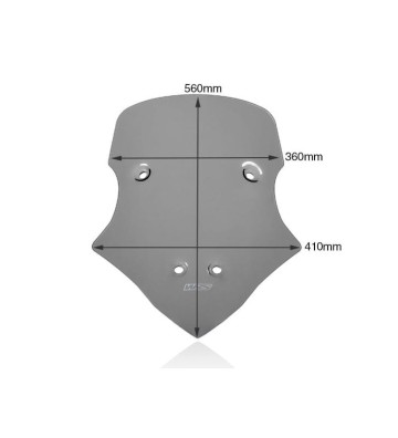 WRS CAPONORD Windscreen for MULTISTRADA V4 / S / SPORT / RALLY 20- / V4 PIKES PEAK 22-