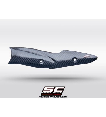 SC PROJECT Proteção de Calor em Carbono para KAWASAKI Z900 2025