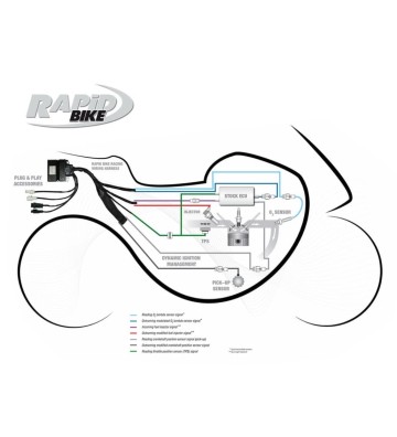 RAPID BIKE Kit Centralina RACING para TRIUMPH STREET TRIPLE 765 R / S / RS 20-23