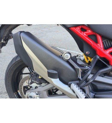 CNC RACING Silencer Carbon Heat Guard for DUCATI Multistrada V4/S 2025